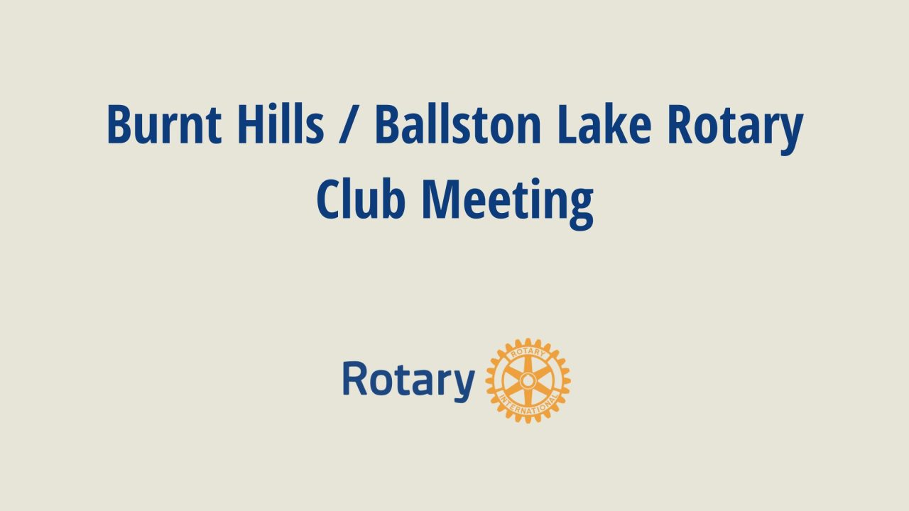 Rotary Meeting GE Elfun Computer Rehab Of Schenectady Inc Burnt 